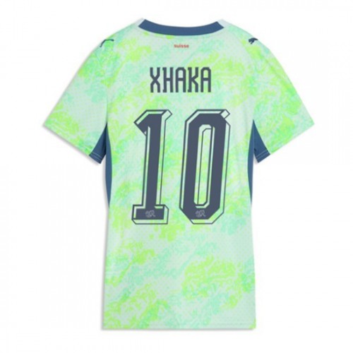 Sveitsi Granit Xhaka #10 Vieraspaita Naisten MM-kisat 2026 Lyhythihainen